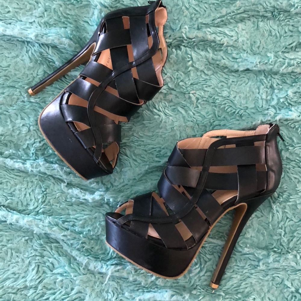 Black heels